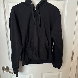 Auden Women's Black Zip-Up Hoodie